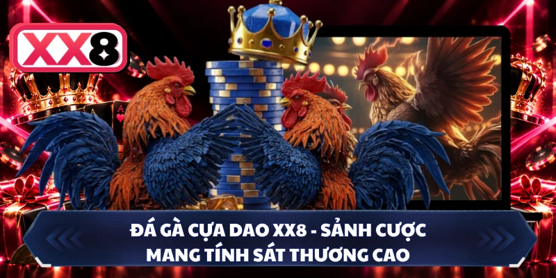 Đá Gà Cựa Dao XX8 - Sảnh Cược Mang Tính Sát Thương Cao
